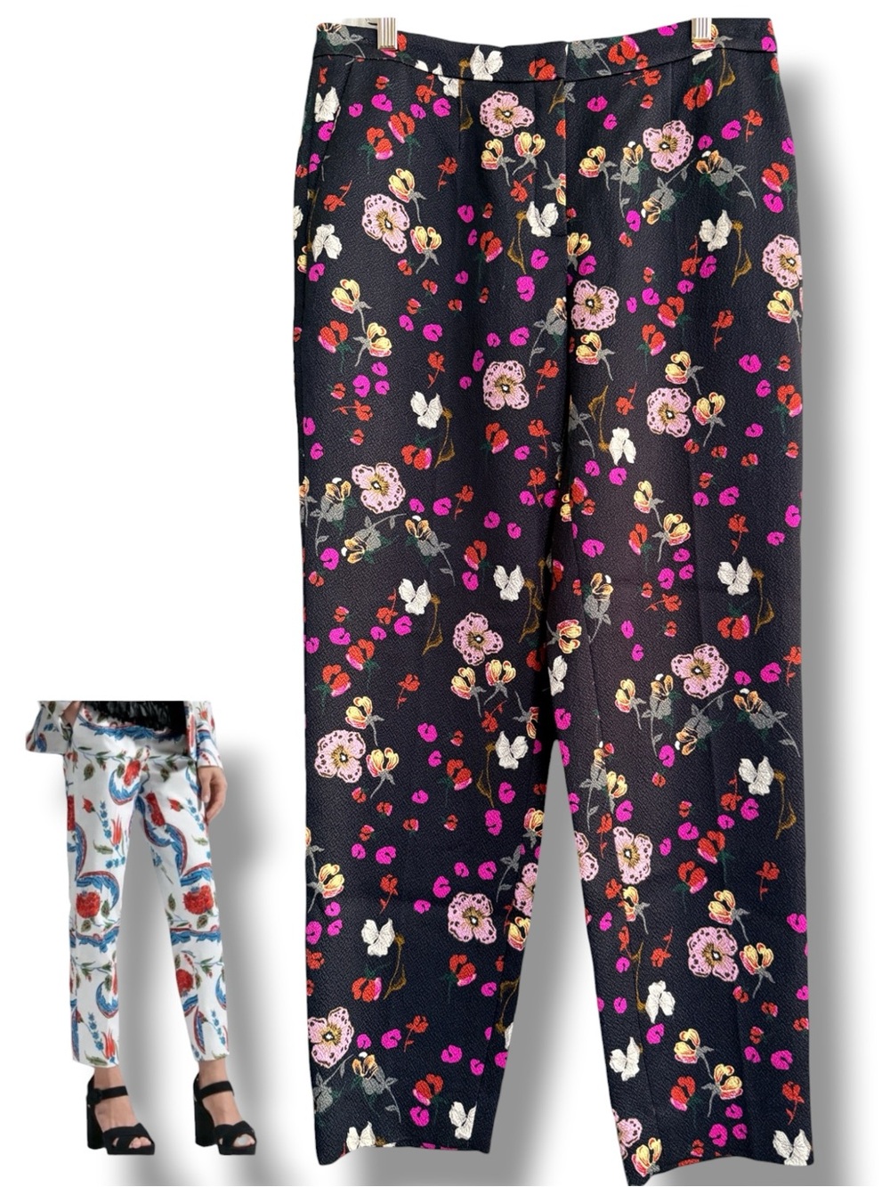 Escada Talaranto Pants In Fantasy Floral Size 36